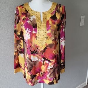 St John Knits Silk Blouse